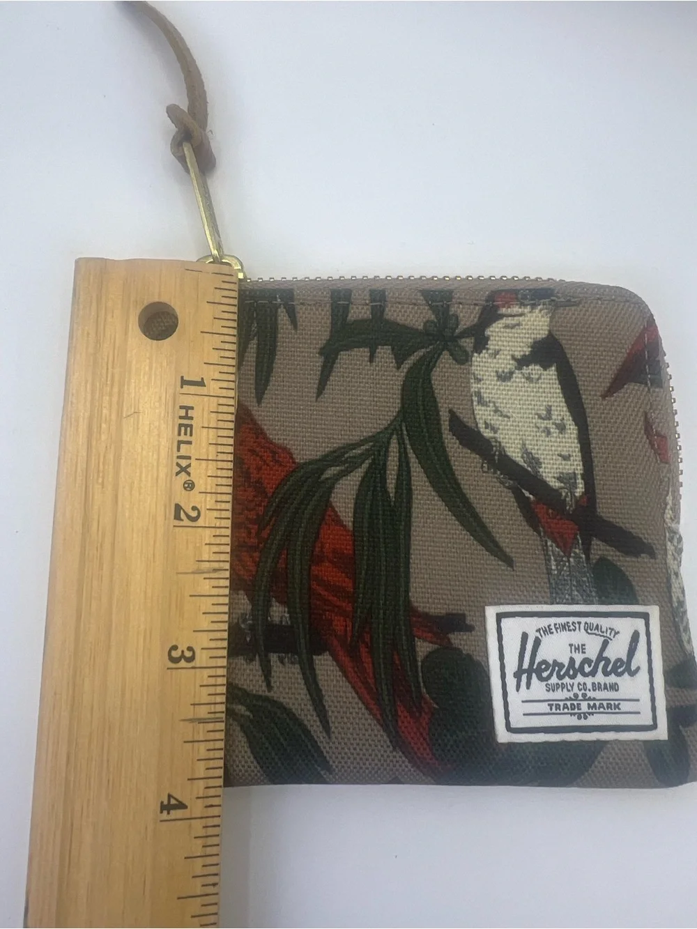 Herschel Supply Co. Johnny Zip Wallet Birds of Herschel Parrot Tropical Pouch